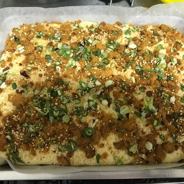 肉鬆蔥花鹹蛋糕：張嘉惠 一起做