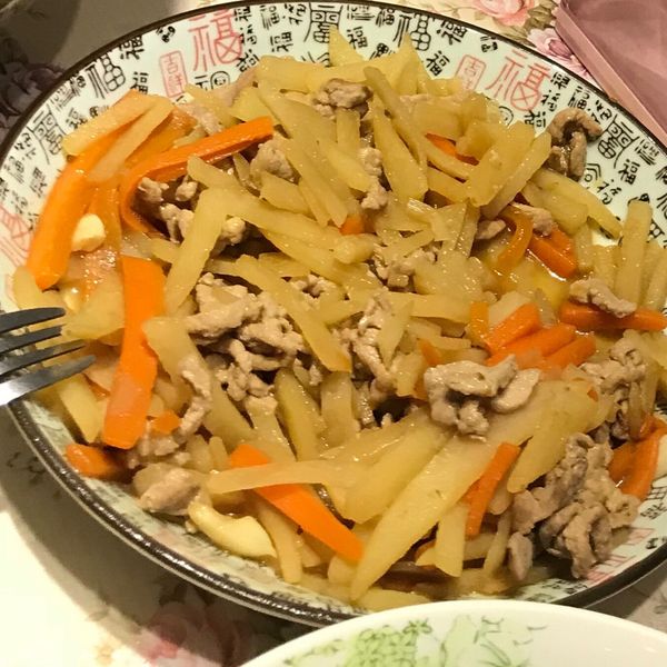 馬鈴薯炒肉 : 初心者一起做