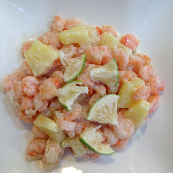 【可拉的鏡頭】檸香鳳梨拌蝦球：Lavender Lien 一起做