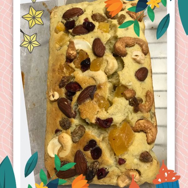 香蕉核桃磅蛋糕（清冰箱點心） : Devina Chiu一起做