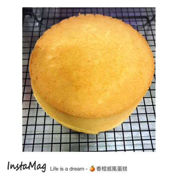 甜蜜橙香戚風蛋糕 : Sandy Kung一起做