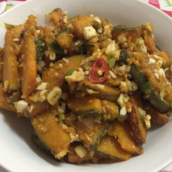 金沙南瓜 : 張芝苡一起做