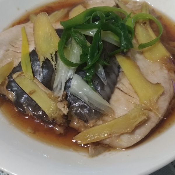 清蒸虱目魚肚❤️ : 芯一起做