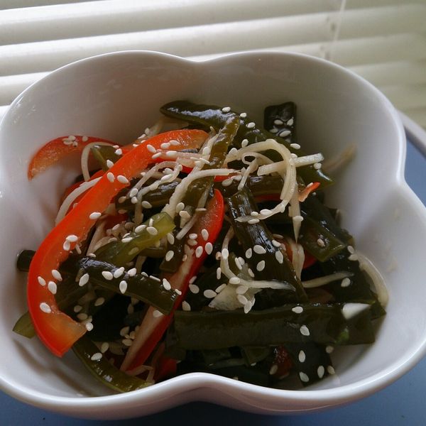 涼拌海帶根 : Iris一起做