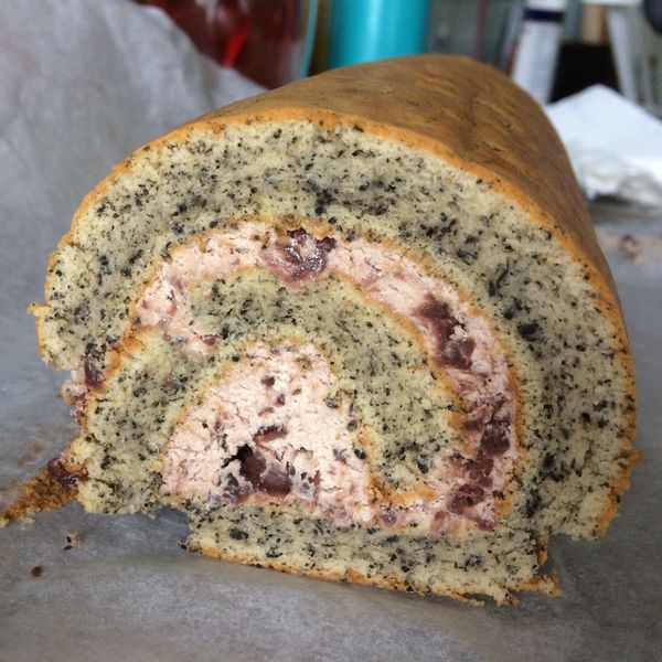 芝麻蛋糕卷 : ytlee一起做