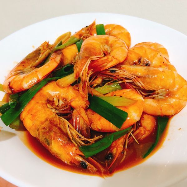 蒜香椒鹽炒蝦【家常好味道】 : Emily Young一起做