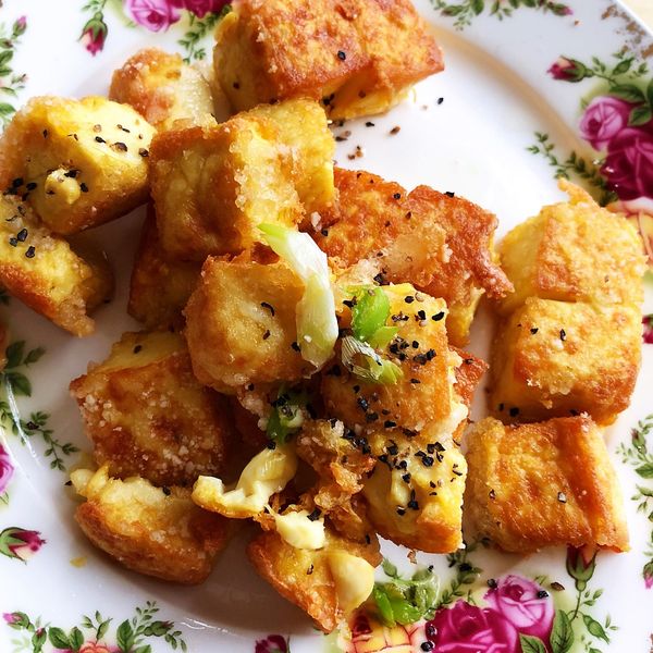 黃金豆腐 : 恩霏媽一起做