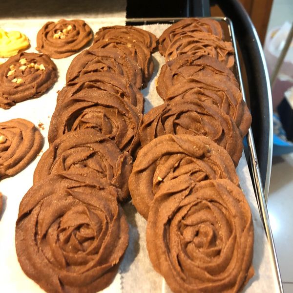 可可曲奇餅 : 草青一起做