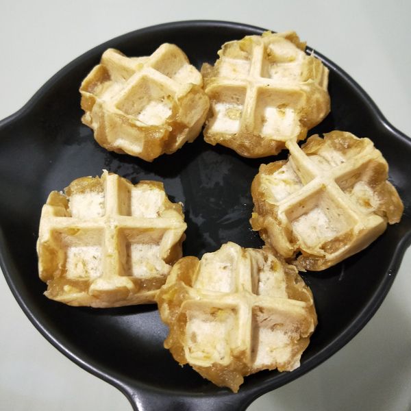 Vitantonio鬆餅機：Q軟地瓜球 : wt一起做