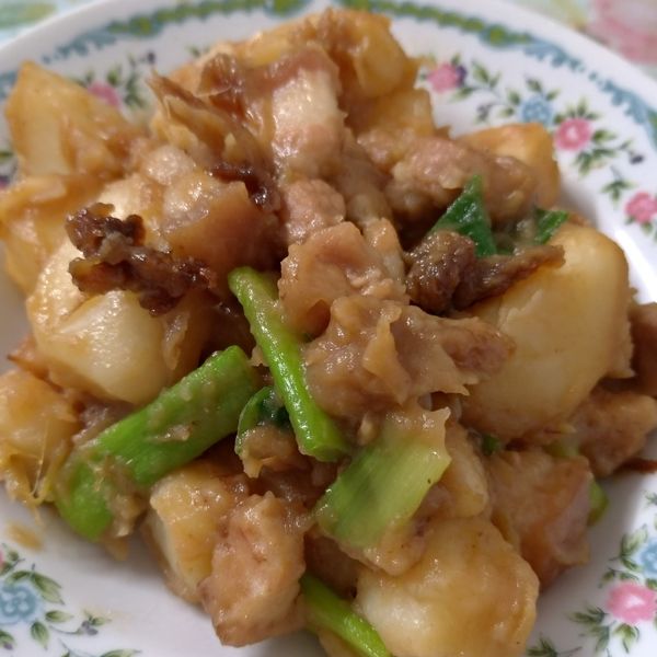 馬鈴薯燉三層肉 : Dan一起做