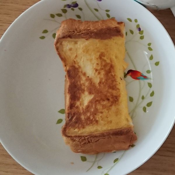 **超簡易低脂早餐~芝心西多士：Casey Lam 一起做