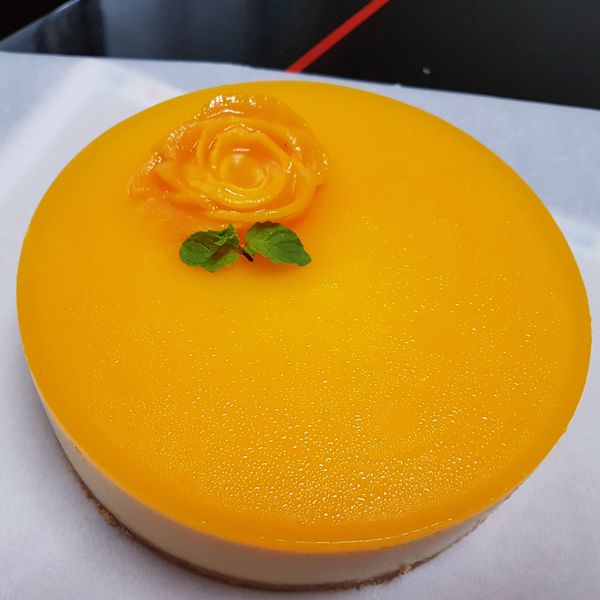 【免烤箱】芒果生乳酪蛋糕 : 翁夙岑一起做