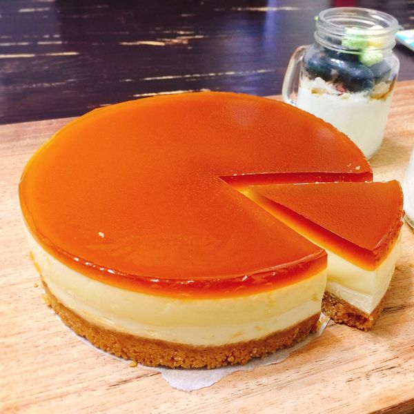🍮焦糖布丁乳酪蛋糕🍮（5吋、免烤箱） : Shan Bao一起做