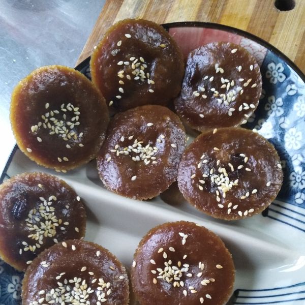 減糖黑糖糕：萱萱 一起做