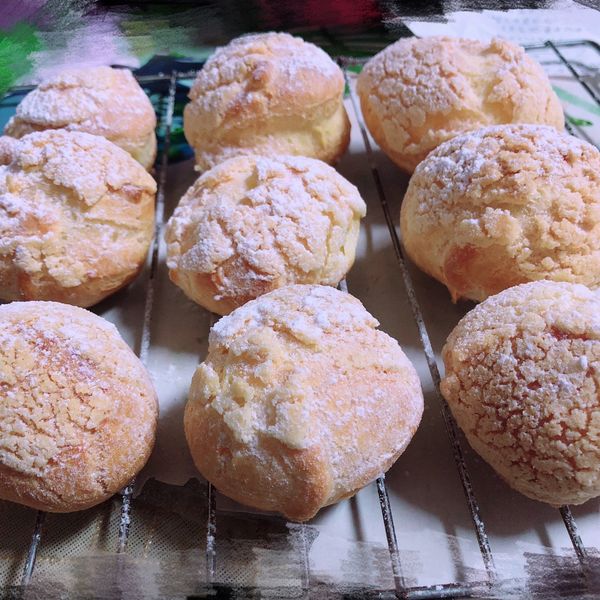 不失敗餅乾泡芙（脆皮）『詳細步驟』 : 想尋找無奶類的古早味蛋糕🤔一起做