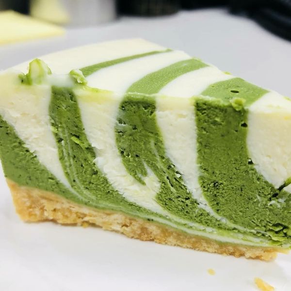 斑馬條紋日式抹茶乳酪蛋糕（6吋、免烤箱） : Lin Jin-Yu一起做