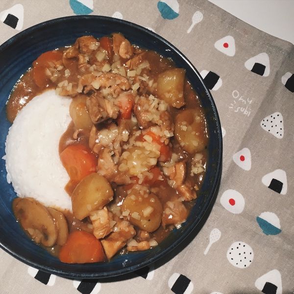 咖哩雞肉飯 : Cherry一起做