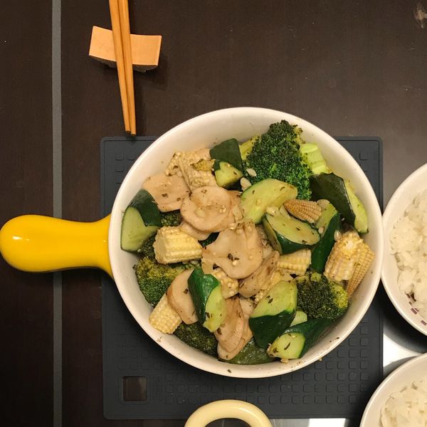 紐奧良烤蔬菜(懶人烤箱料理) : Chloe’s cuisine 一起做