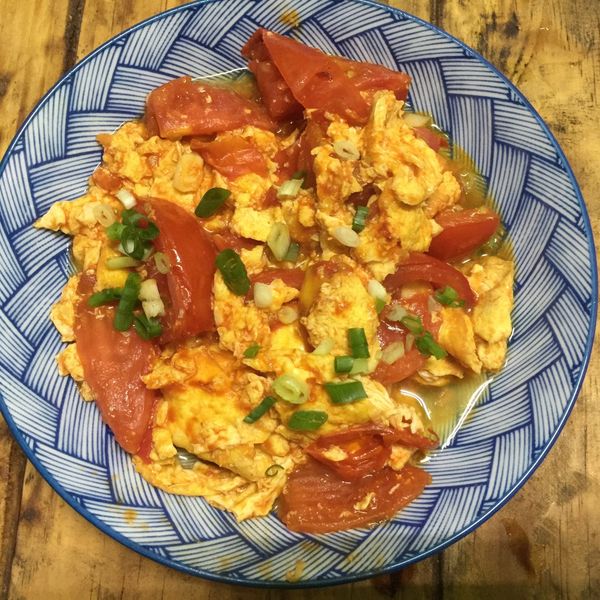 番茄炒蛋 : 拉蕊 掃一起做