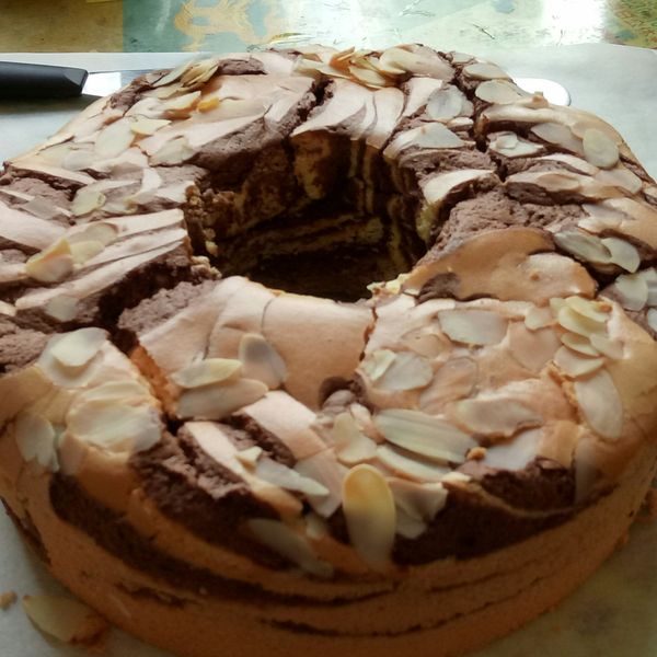 斑馬紋戚風蛋糕 : 康佩伶一起做