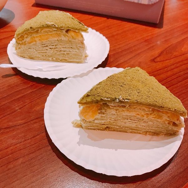 🍵抹茶千層蛋糕🍵～免烤箱 : 阿欣一起做