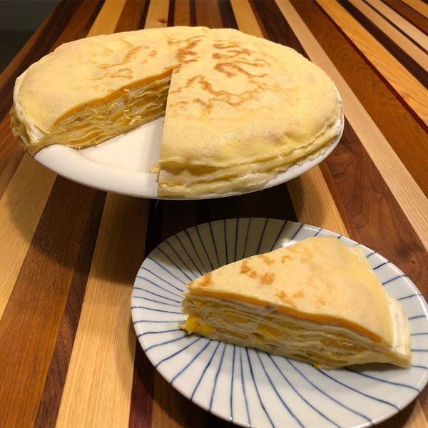 芒果千層蛋糕：Lily Lin 一起做