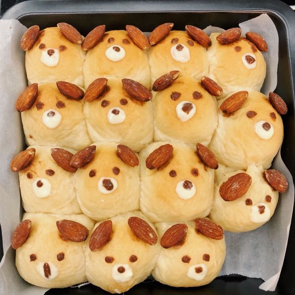 狗狗造型手撕麵包 : Lisa Lee一起做