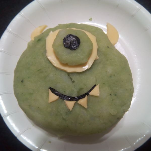 【親子食堂】大眼怪蛋包飯 : tefang一起做