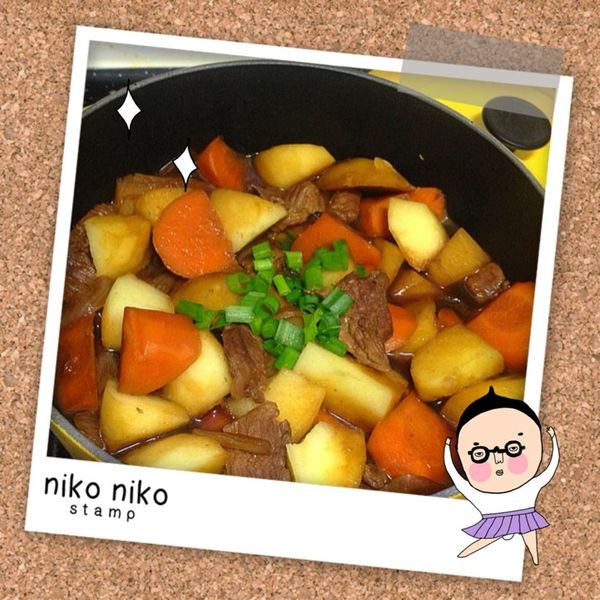 老少都愛的蘋果馬鈴薯燉肉 : Eunice Chen一起做