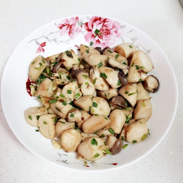 香甜的椒鹽杏鮑菇 : Lily一起做