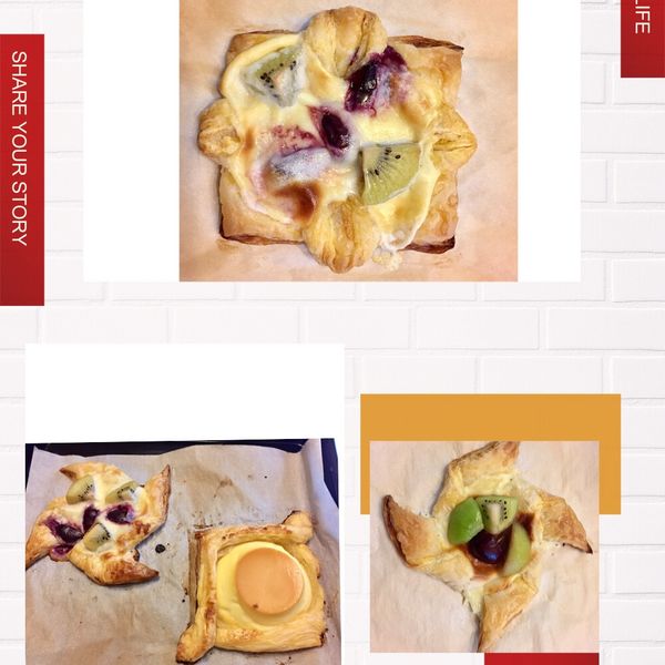 莓果酥皮派：怡芳 一起做