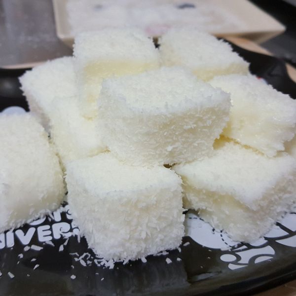 👩‍🍳椰香鮮奶雪花涼糕：AlbeeHuang 一起做
