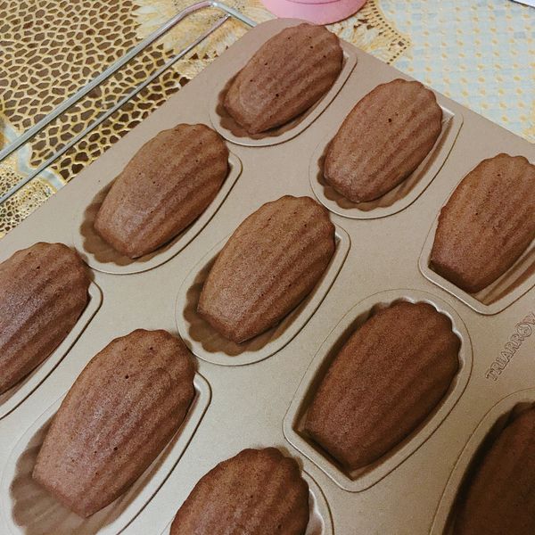 「迷你巧克力馬德蓮」一口一個剛剛好♡ : Wei Shing一起做