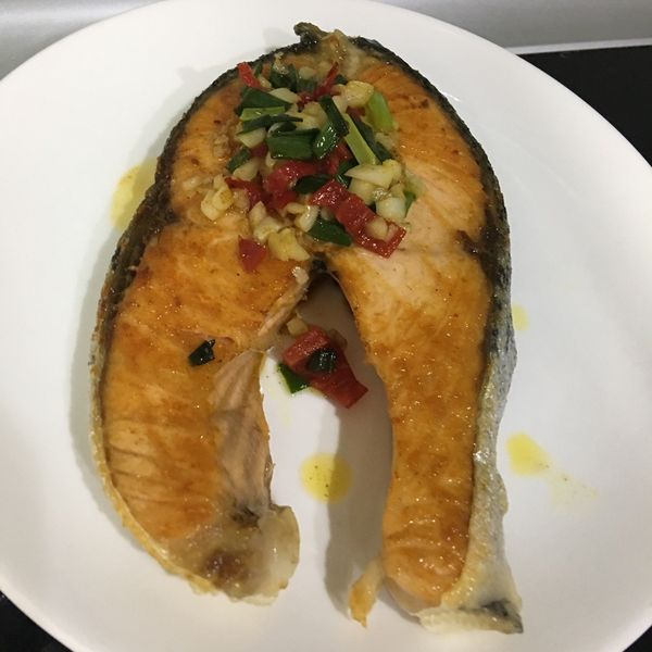 蒜香奶油鮭魚 : Penny Tasi一起做