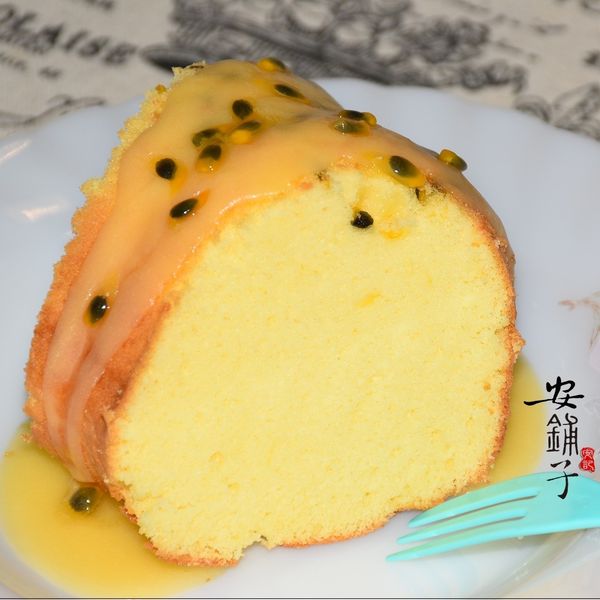 百香果糖霜海綿蛋糕（8吋、全蛋打發） : 林安安一起做