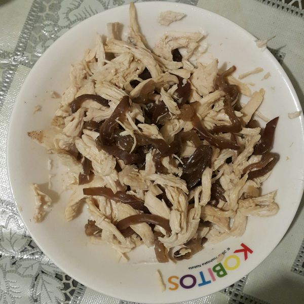 涼拌木耳雞絲【低卡瘦身】 : Zoe Lin一起做
