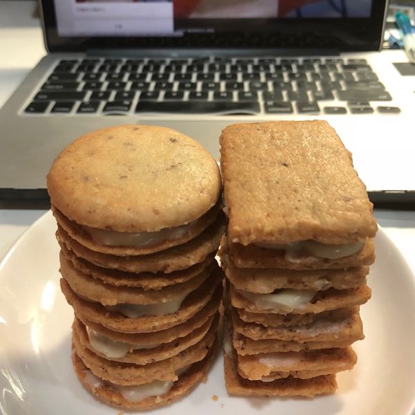 六花亭 蘭姆葡萄夾心餅乾 : Kimberly一起做