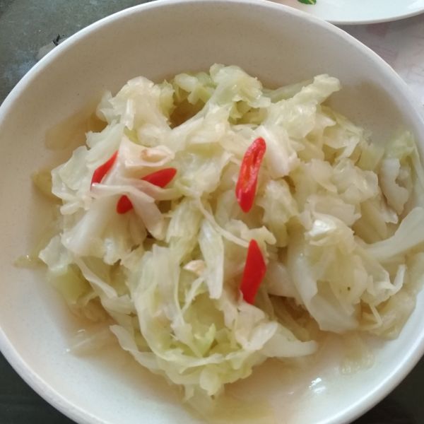 炒高麗菜（家常料理）：小瑜 一起做
