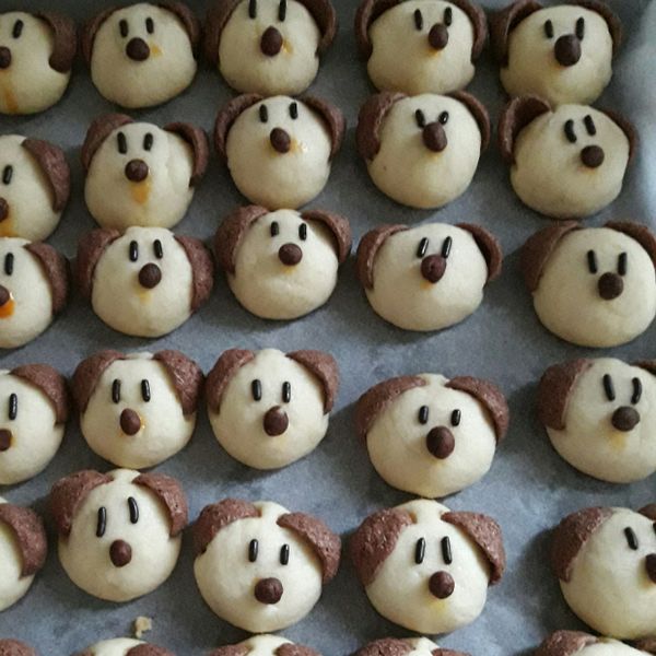 一口咬下超療癒的手作萌狗餅乾 : vivian一起做