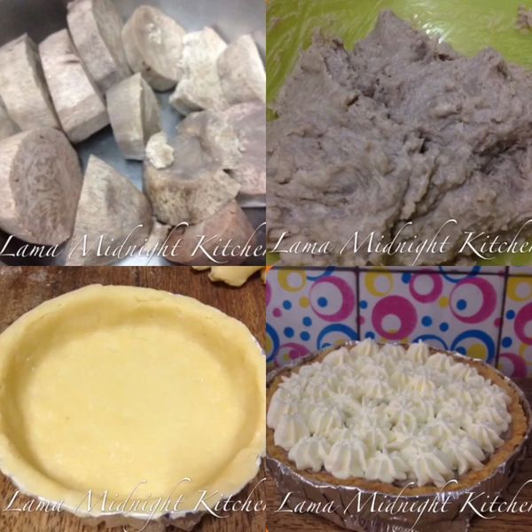 法式芋泥布蕾塔 : Lama kitchen一起做