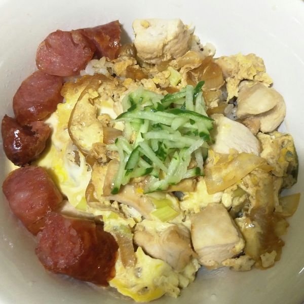 親子丼（低卡雞胸肉版） : Oliviachu一起做