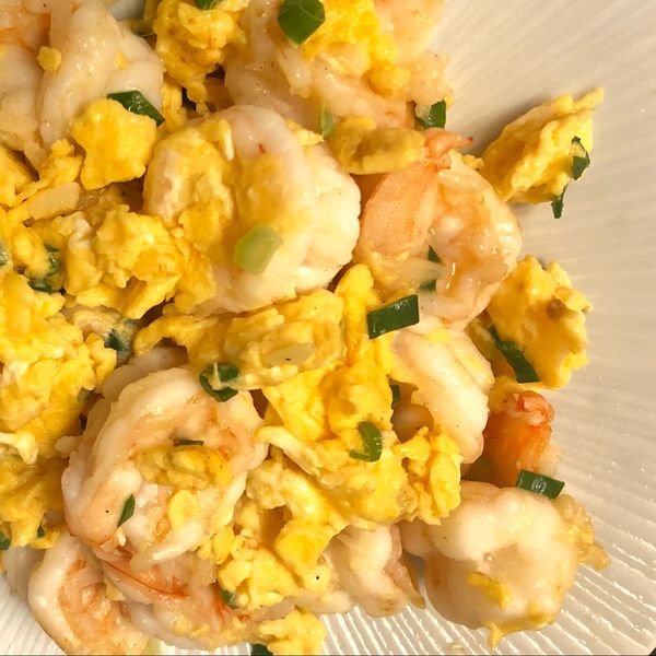 不勾芡的《滑蛋蝦仁》 : milosweet一起做