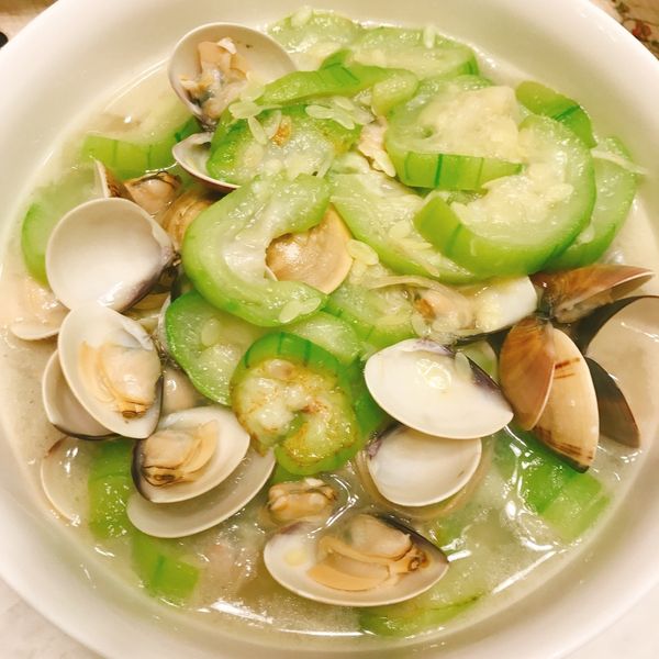 絲瓜蛤蜊湯 : A-mei一起做
