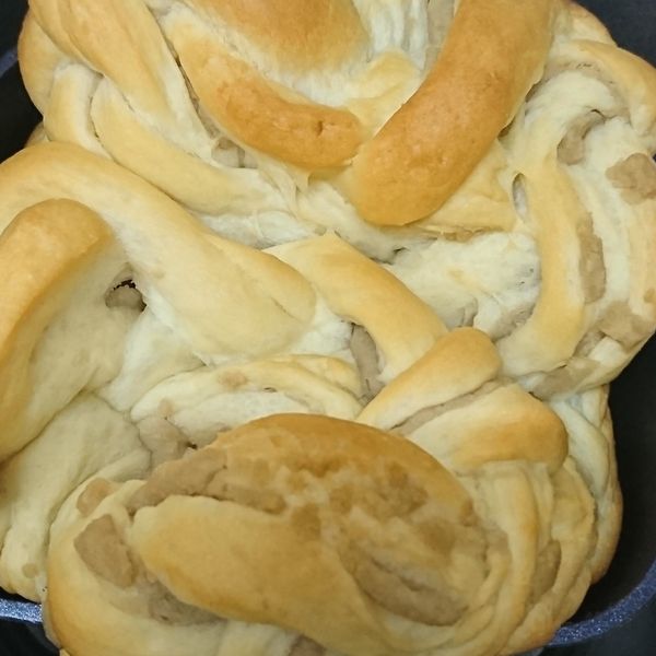 芋泥吐司【Panasonic製麵包機】 : 伊娃林一起做