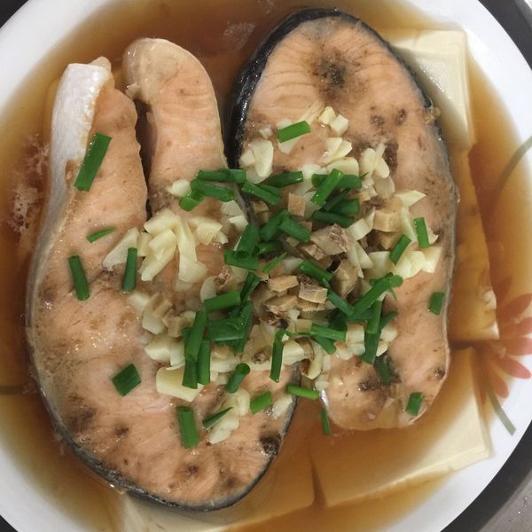 味噌鮭魚🐟佐豆腐🍲 : 李小梅一起做