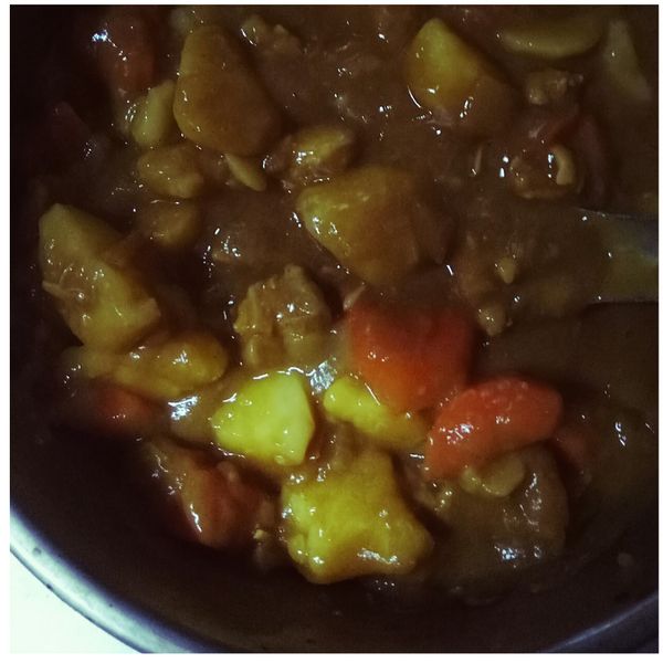 咖哩雞肉：Katrina Chang 一起做