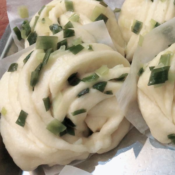 鮮奶蔥花饅頭 : umasae一起做