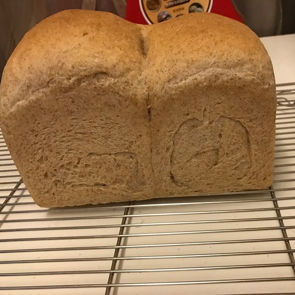 50%全麥山形吐司~直到第三天還依舊柔軟 : 兒子午睡時間❤️愛烘培👩‍🍳一起做