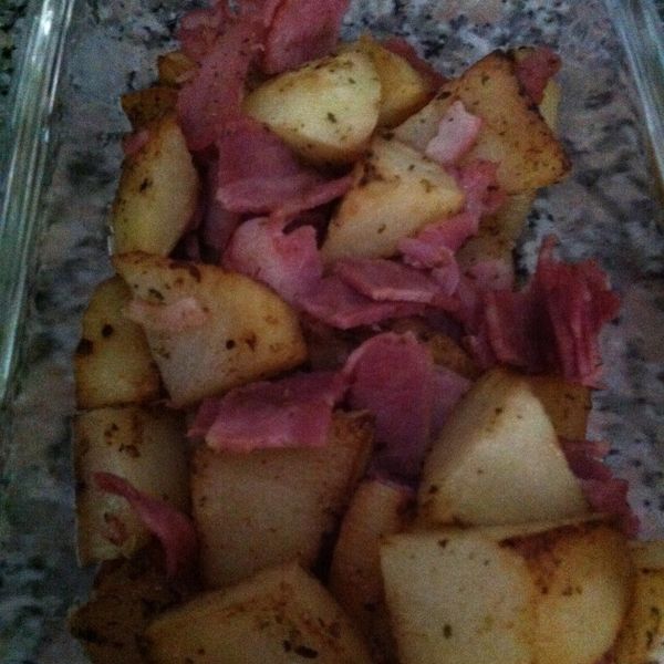 培根香烤黃金馬鈴薯：鍾羿葶 一起做