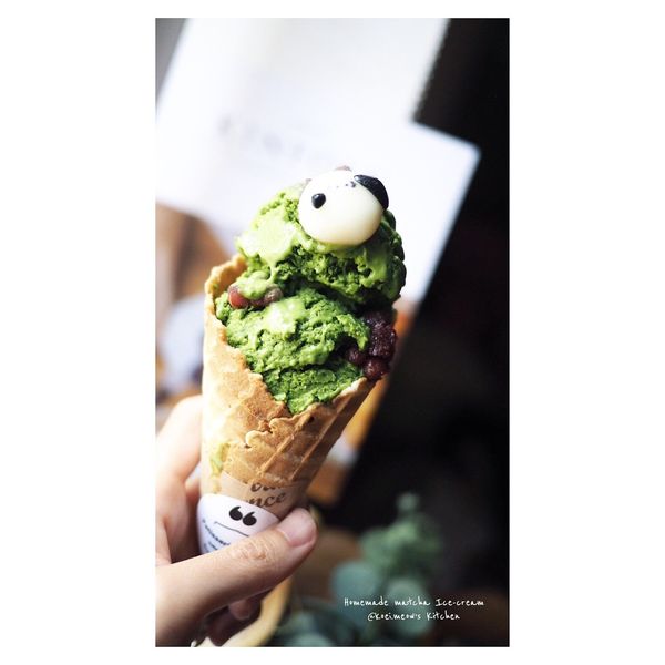 手作抹茶冰淇淋（抹茶アイスクリーム）：酷兒 一起做